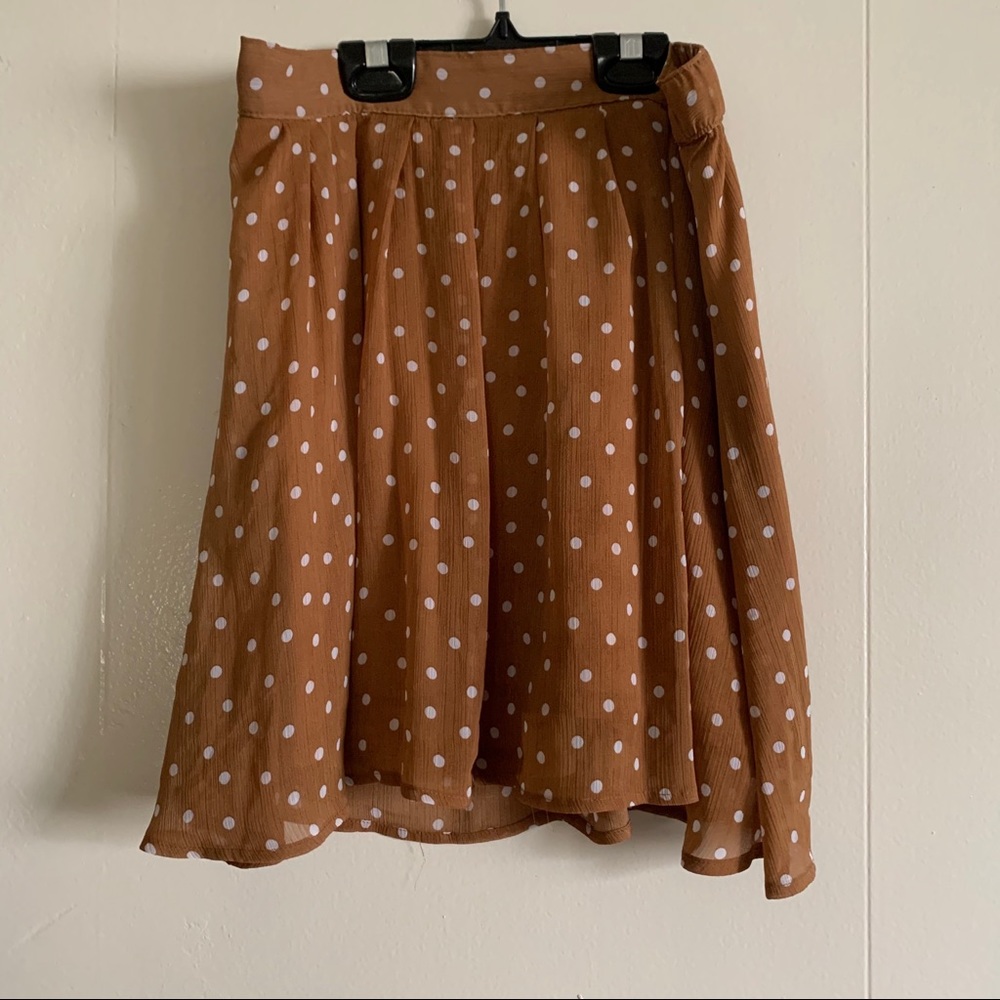 Polka dot skirt